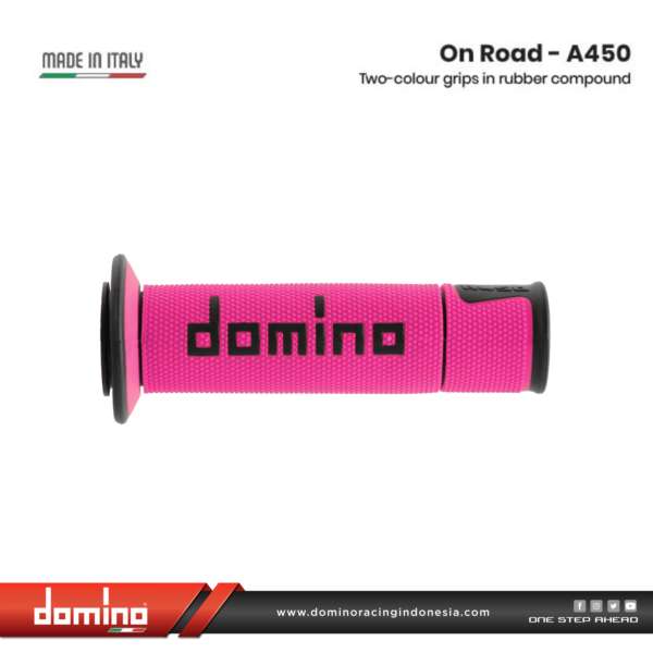 domino a450 pink hitam